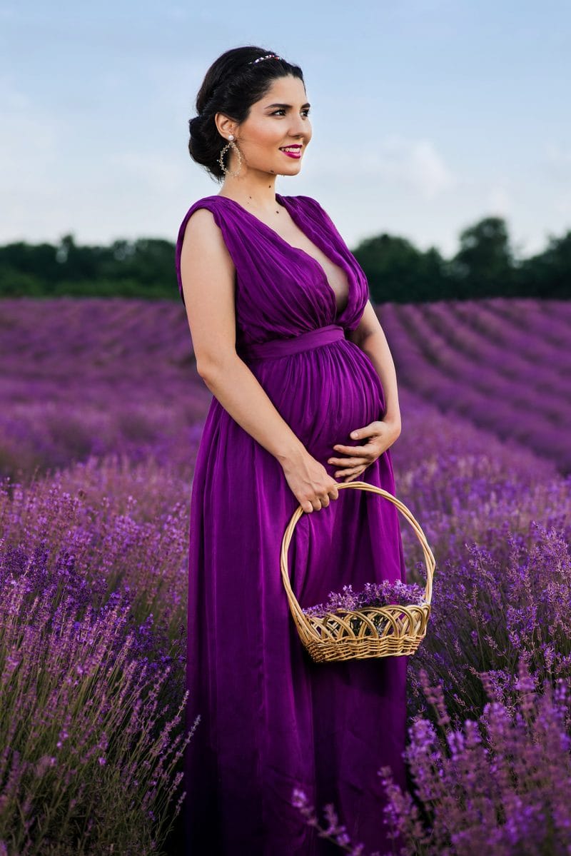 sedinta foto gravide, sedinta foto lavanda, sedinta foto portret, sedinta foto maternity